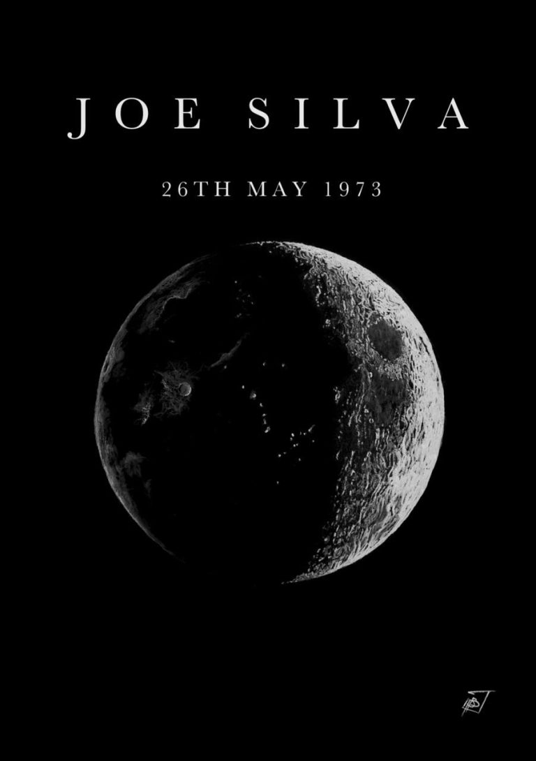 Monochrome Lunar Art by Dewald Basson